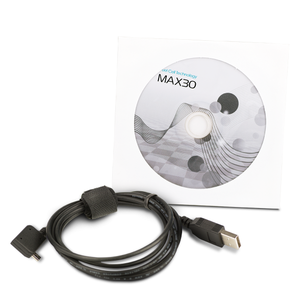 Przewód + oryginalne oprogramowanie MAX 20 do połączenia alkomatu AL 9000 z komputerem..jpg