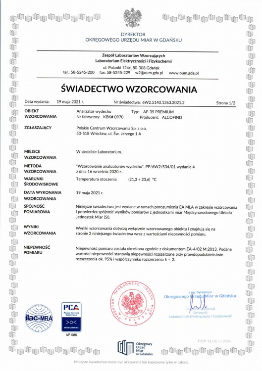 świadectwo wzocowania okregowy urzad miar w gdansku.jpg