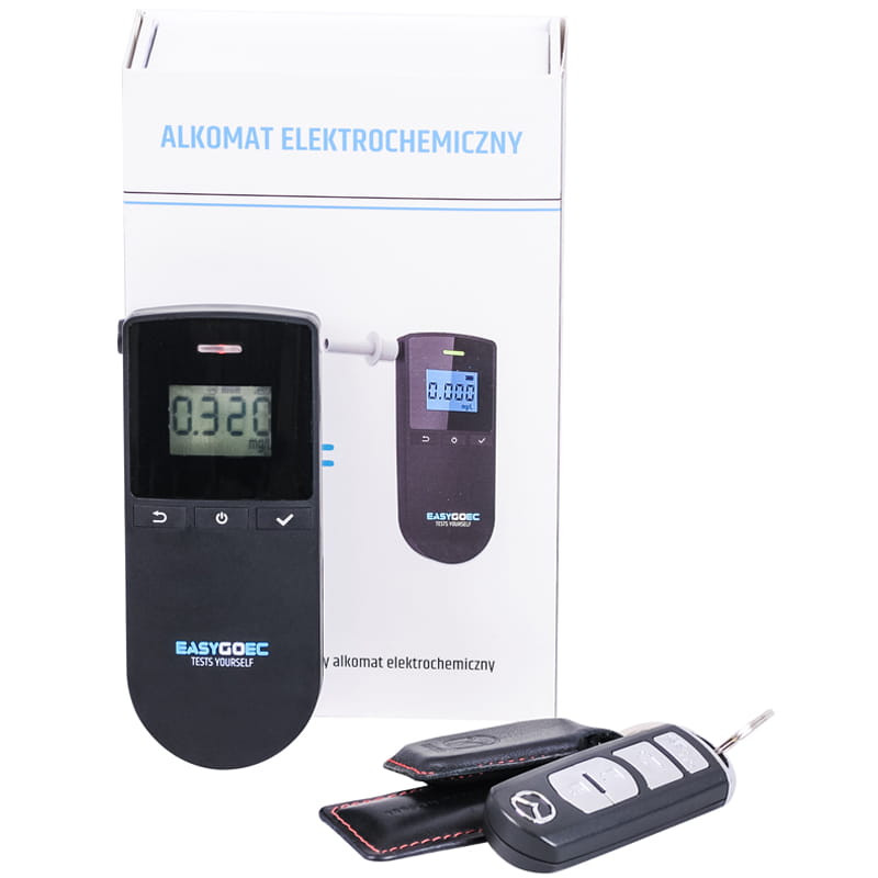 Alkomat elektrochemiczny EASYGOEC + certyfikat