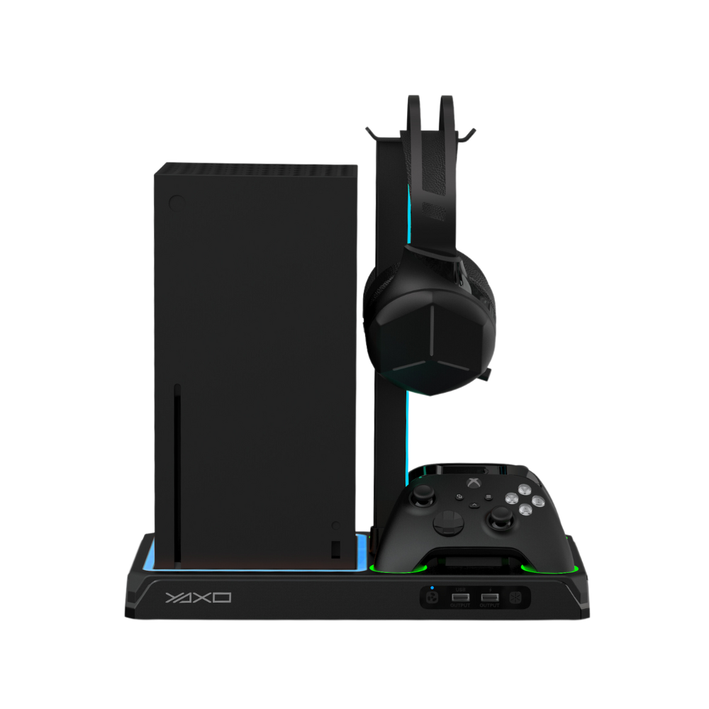 YAXO Podstawka chłodząca i ładująca XENO FROST do XBOX Series X/S Techno Black