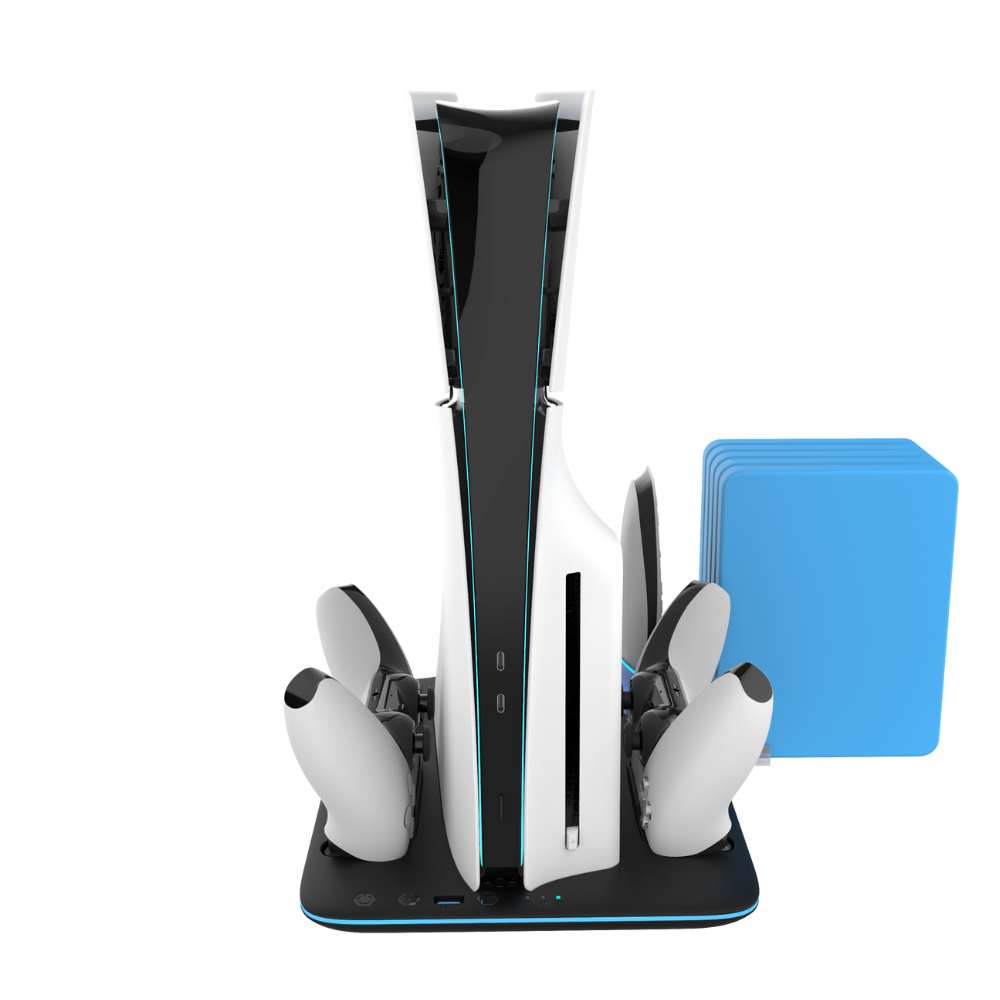 YAXO Podstawka chłodząca i ładująca ICE STORM do PS5 Slim