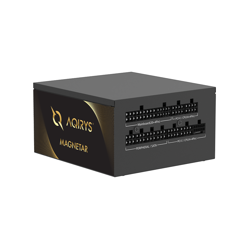 AQIRYS Zasilacz ATX / 80 Plus Gold Certified MAGNETAR 850W PCIe 5.0 8YW black