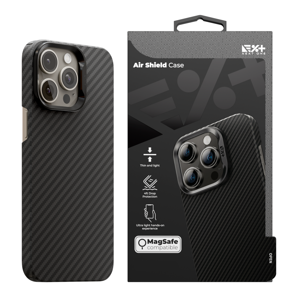 NEXT ONE Etui AirShield MagSafe Carbon iPhone 16 Pro