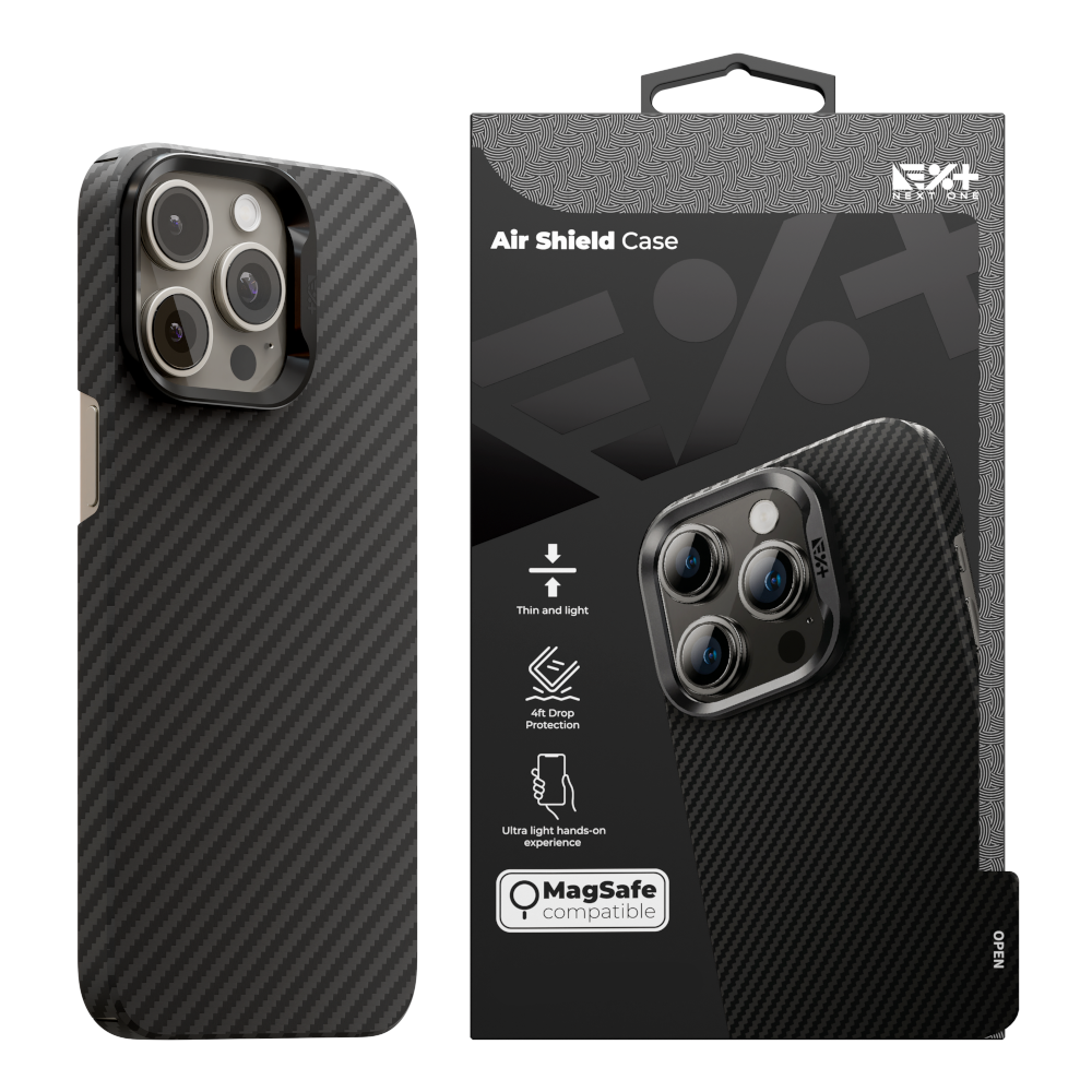 NEXT ONE Etui AirShield MagSafe Carbon iPhone 16 Pro Max