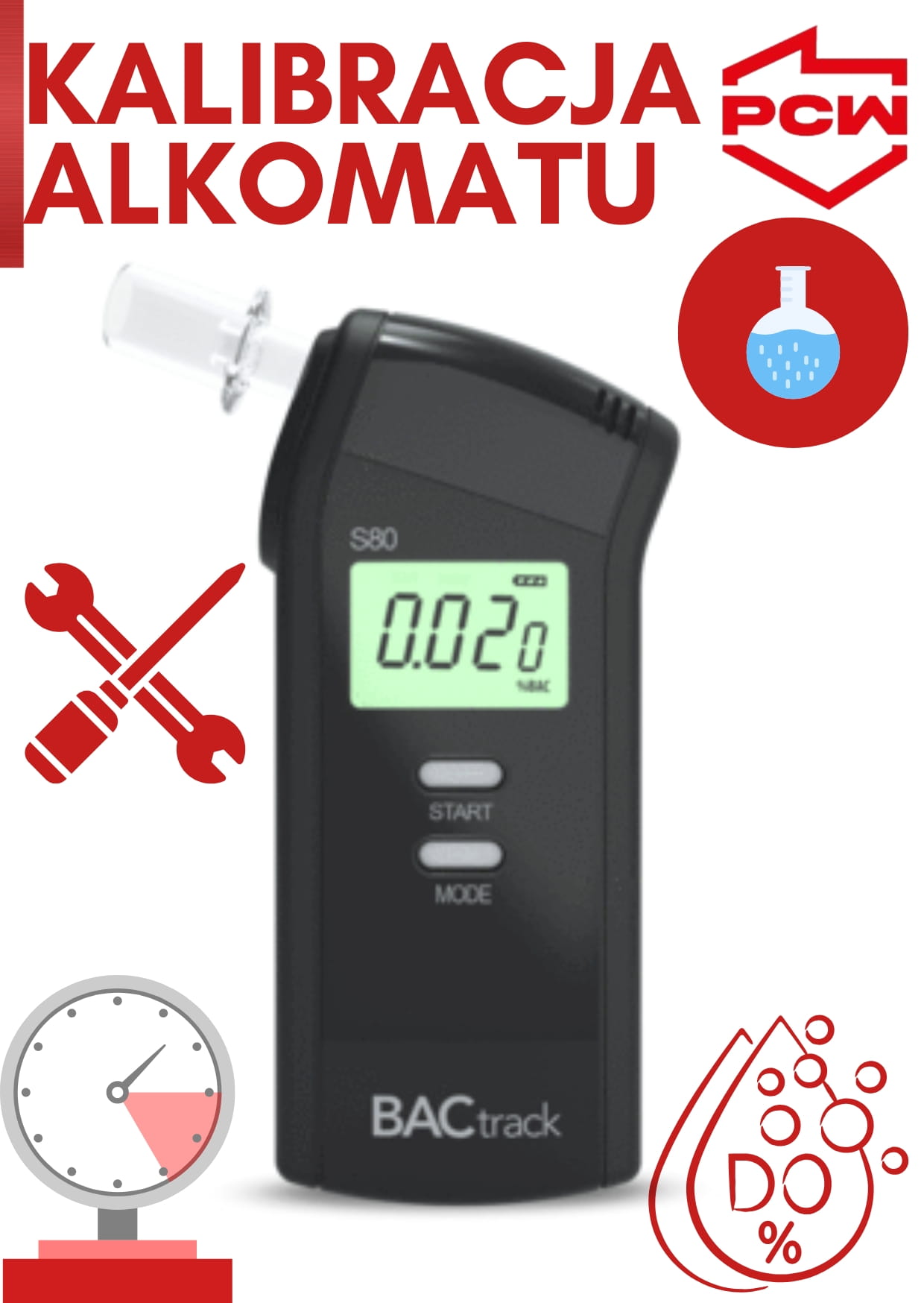 Kalibracja alkomatu AlcoTrue M