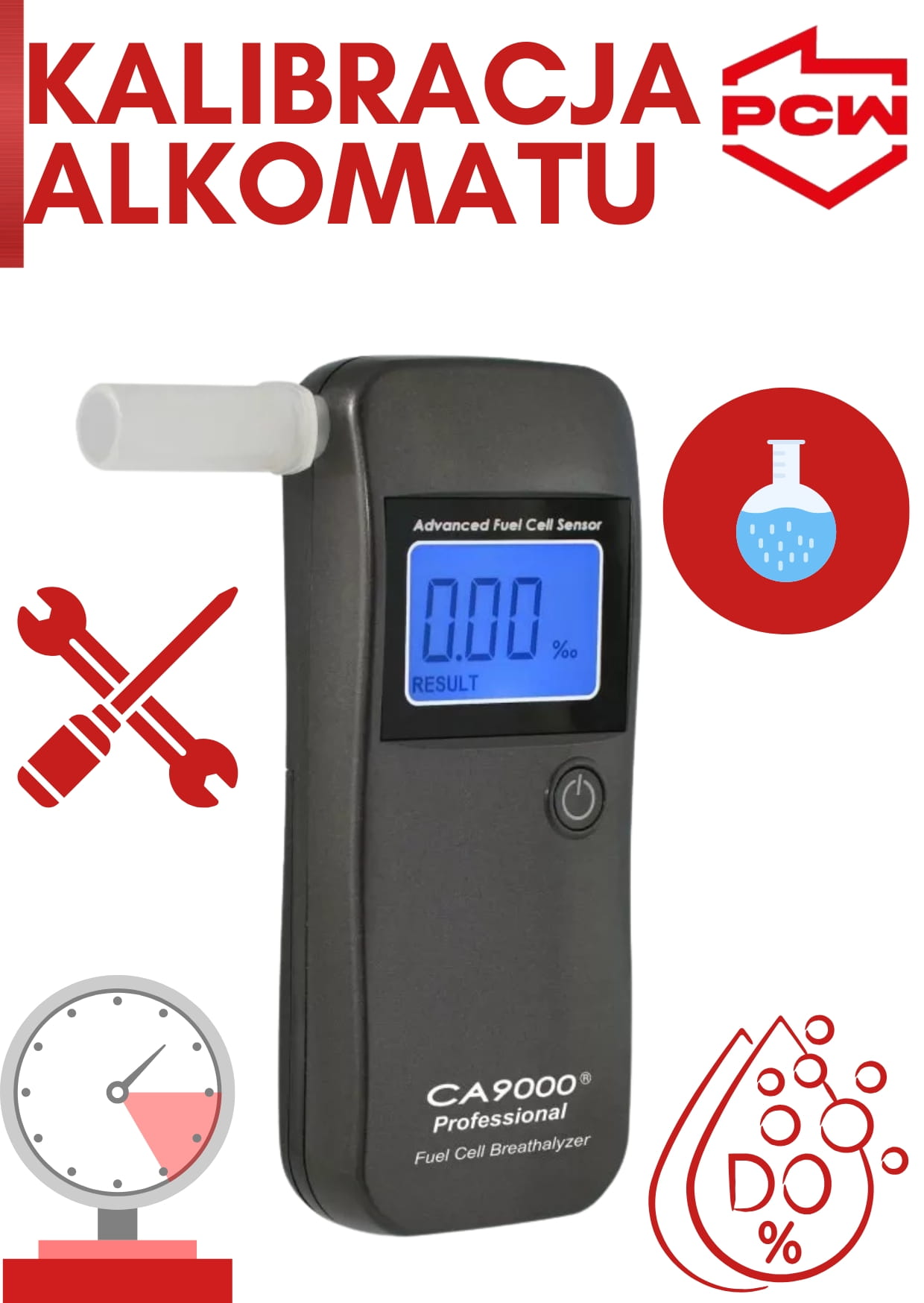 Kalibracja alkomatu Blow in Excellent plus certyfikat kalibracji
