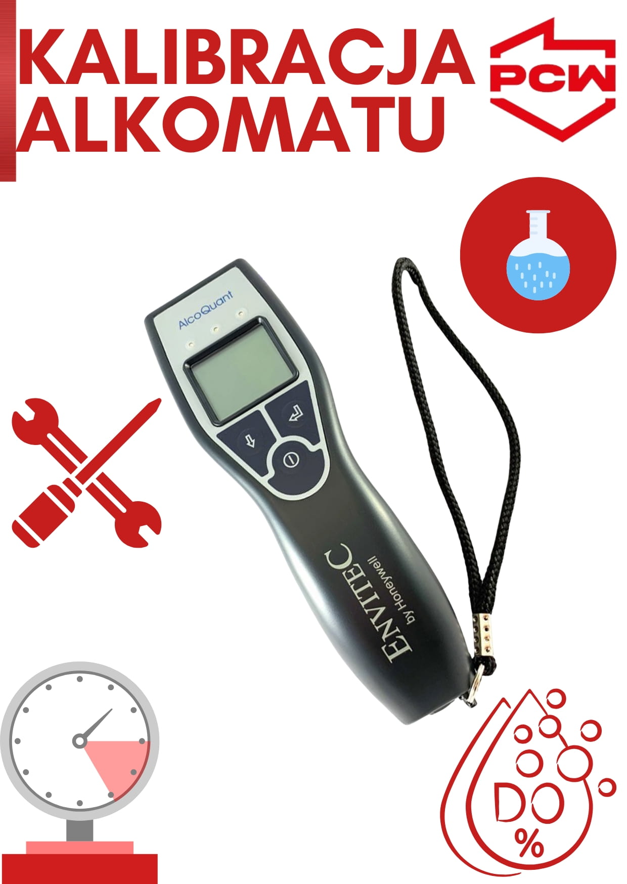 Kalibracja alkomatu AlcoQuant 3020 + certyfikat adiustacji